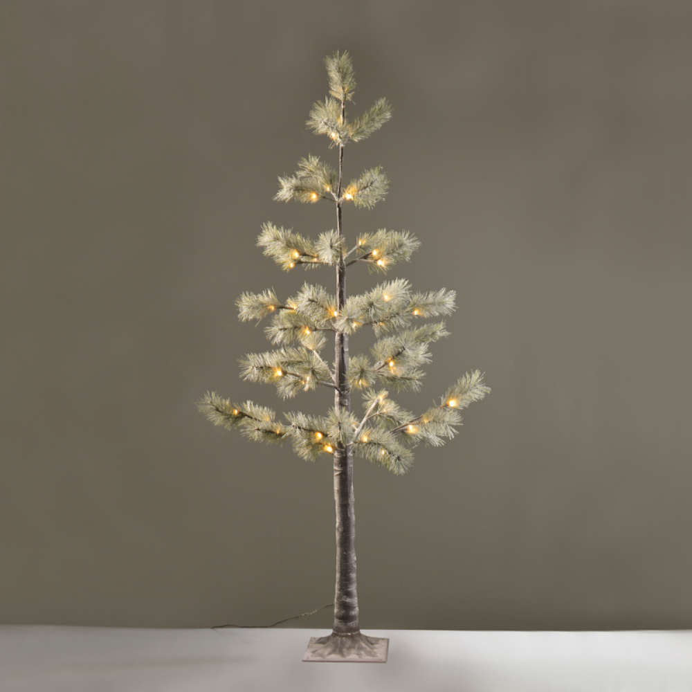 ^ SNOW PINE TREE 56 WW LED ΛΑΜΠΑΚ.ΑΝΤΑΠΤ.(24VDC) IP44 21X21X150CM 3M KΑΦΕ ΚΑΛ. ΤΡΟΦ.  -X1056144